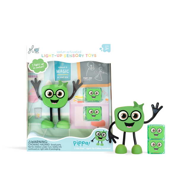 Pippa - Pack Boneco + 2 Cubos Glo Pals
