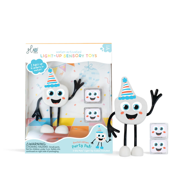 Party Pal Pack Boneco + 2 Cubos Glo Pals