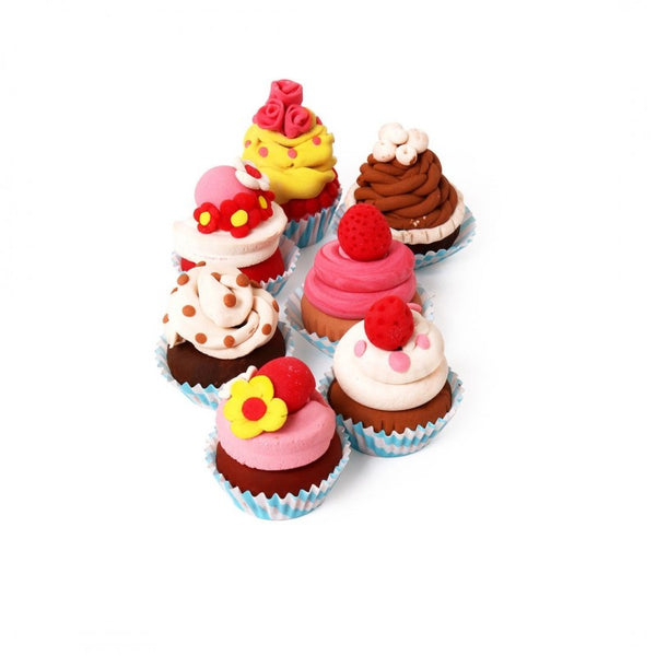 'Cupcakes' - 4 Potes Plasticina + Acessórios