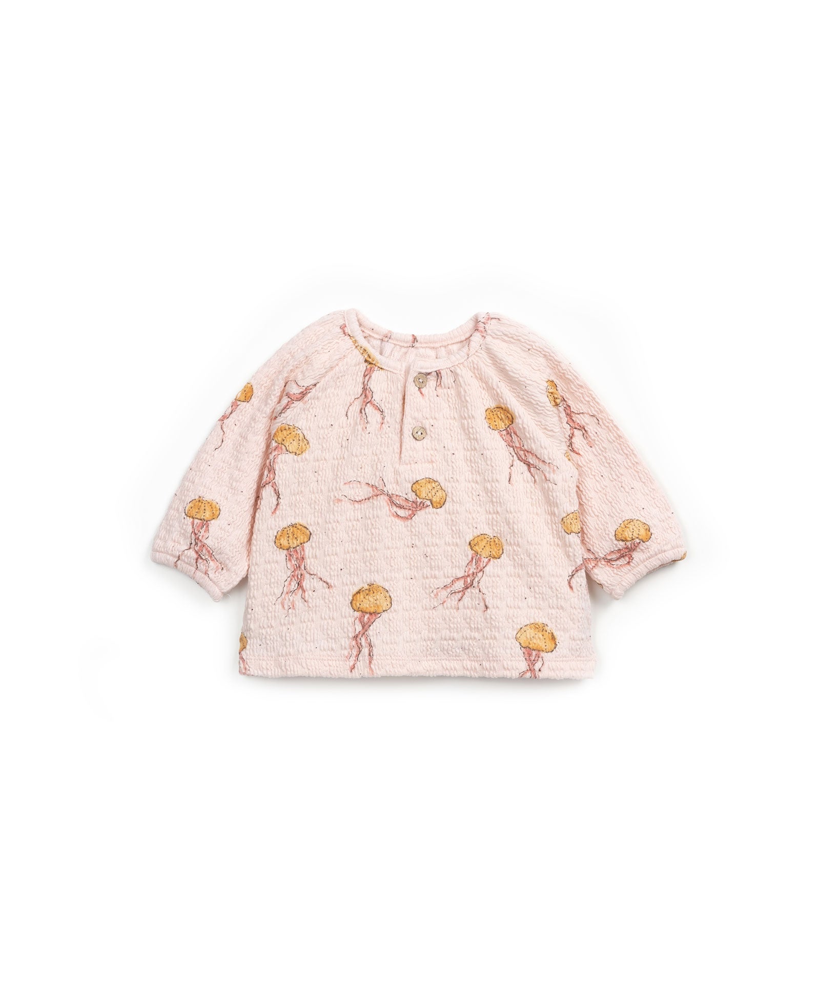 Jellyfish Printed Sweater (Pink) - PlayUp Mini