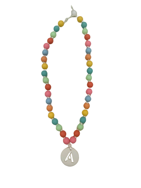 Colar Bolas Colorido “Inicial”