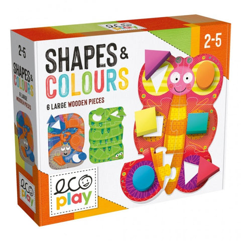 Puzzle 'SHAPES &amp; COLORS' - Ecoplay
