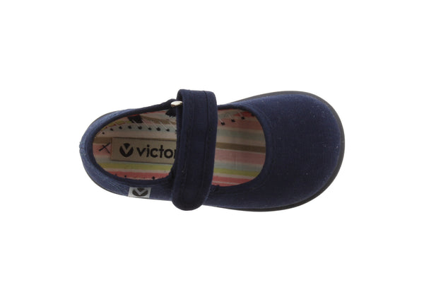 VICTORIA Velcro sandal navy